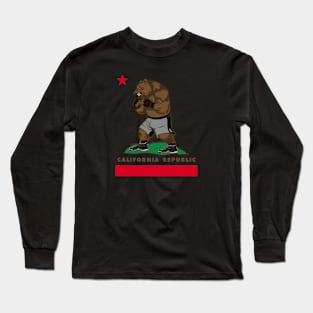 California Republic Bear w/ Jordan Bred's Long Sleeve T-Shirt